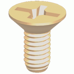 Countersunk  crossed screw [907] (907043500002)