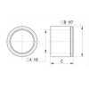 High wear Slide bearing [103-3] (103124019247)