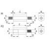 Hexagonal low Voltage insulator [124] (124250300001)