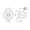 Steel plate nut [162] (162701500002)