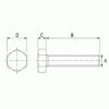 Transparent hexagonal head screw [177] (177501000022)