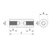 Cylindrical spacer [300] (300251259935)