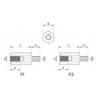 Hexagonal M/F Spacer [305] (305052559902)