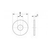 Large flat  washer DIN 9021 metal [347-m] (347040040952)