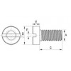 Slotted head screw [902] (902012000002)