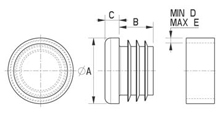 Ribbed round insert [085]