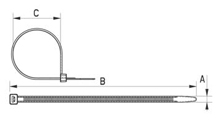 UV Stabilised cable ties [999]